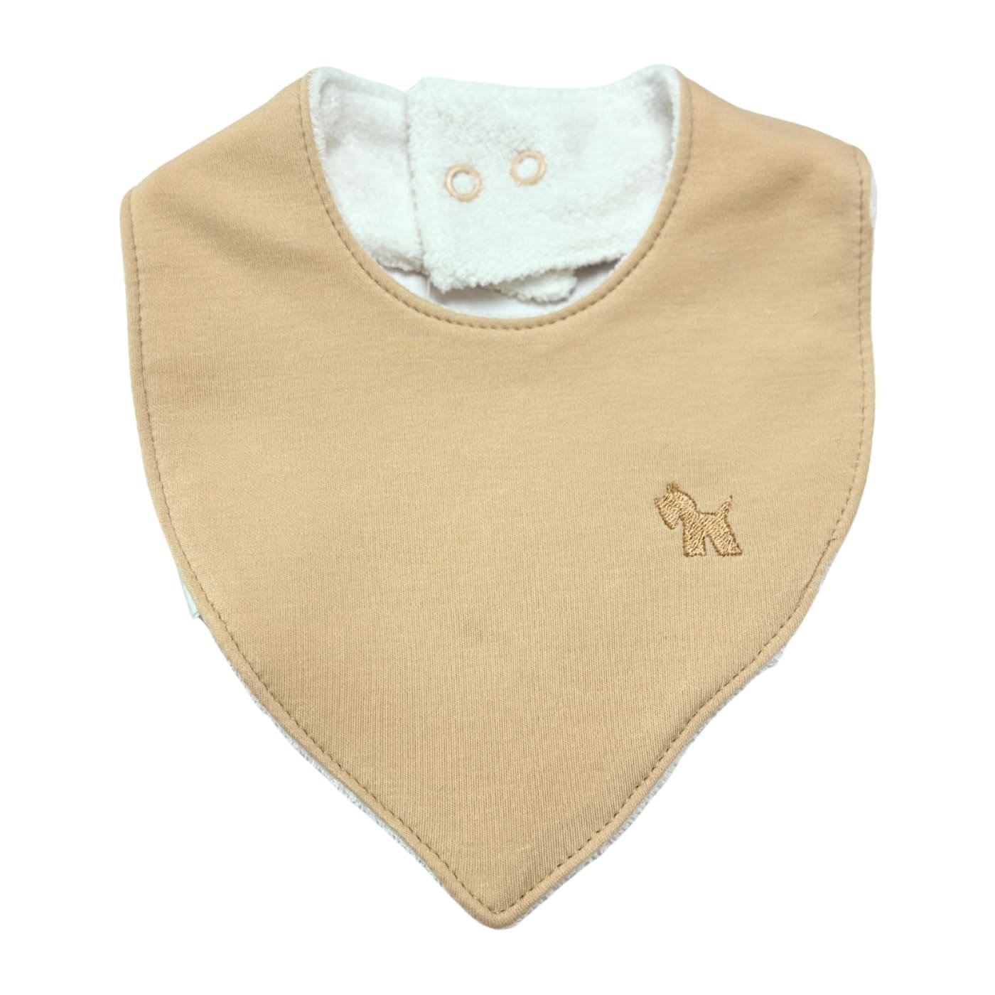 Babero Arena / algodón pima reverso toalla