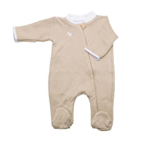 Enterito Unisex color Arena / Algodón Pima Acolchado