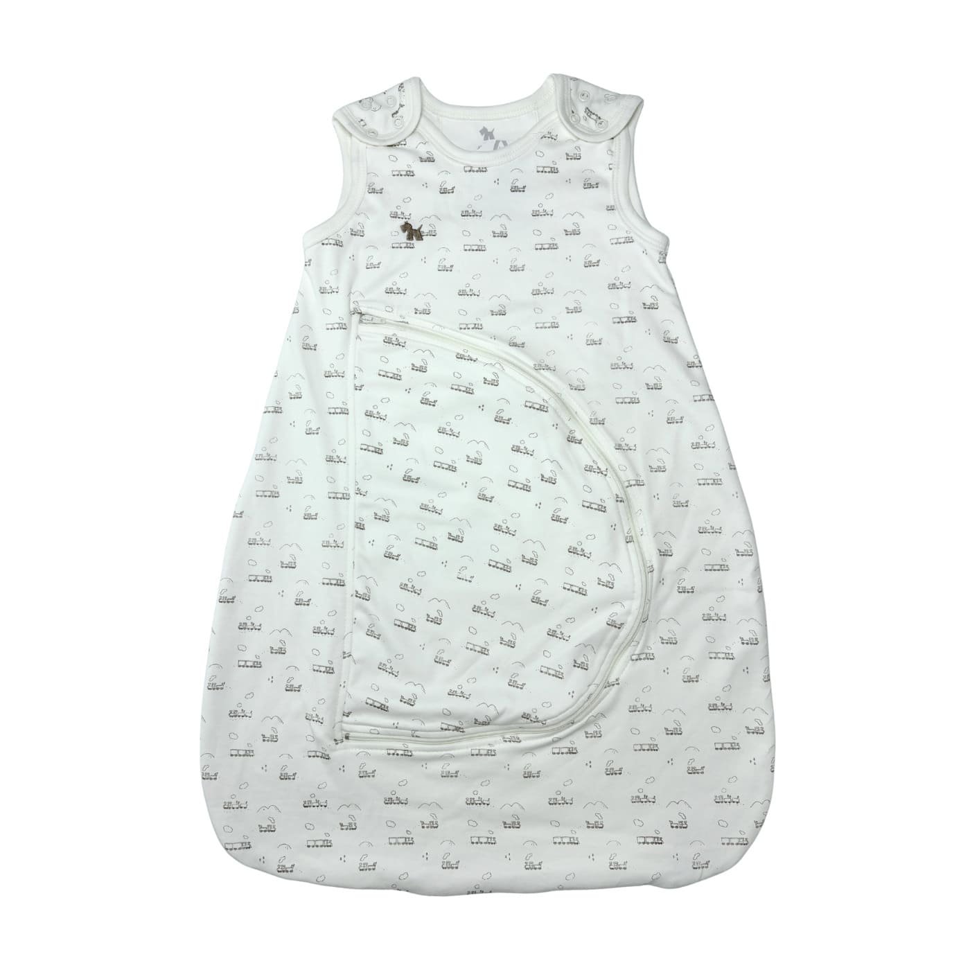 Saquito de Dormir Estilo Gotita Trenes/Algodón Pima